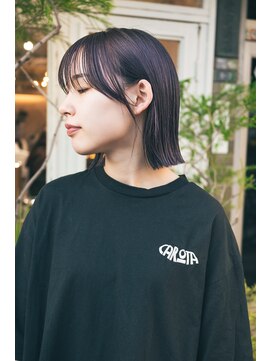 チカシツ(Chikashitsu) violet bob/takuya