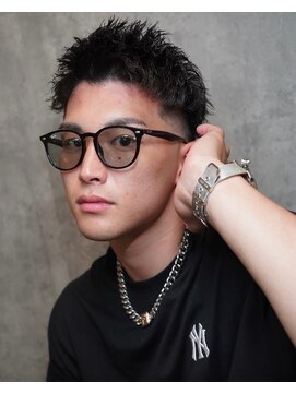 ヒロギンザ 大阪本店(HIRO GINZA) スパイキーショート×ピンパーマ