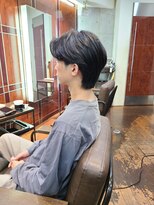 ヒート トウキョウ 目黒店(HEAT TOKYO)&nbsp;センターパートマッシュ波巻きダウンパーマメンズ目黒