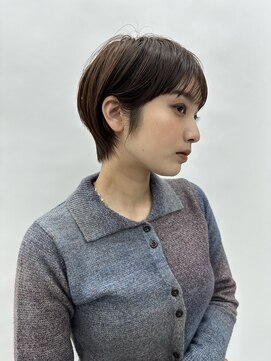 ピークアブー アヴェダ アトレ恵比寿(PEEK-A-BOO AVEDA) 前髪ありショート/20代30代40代/岡野亘希