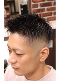 ２ブロックショート×スキンフェード