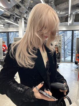 ペレ 梅田(PELE) 着物/メルティカラー/似合わせカット/ウェーブミディアム/梅田