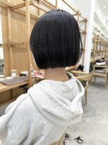 セイドット リー(Say. Ree)&nbsp;Say.ショートボブブルーカラー縮毛矯正ミニボブ黒髪表参道青山