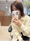 ちょっと外ハネレイヤーボブ
