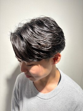 メンズカット×フェザーパーマ(メンズ/栄/名古屋)