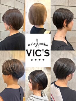 ヴィックス クリスタル(VIC’S crystal)の写真/【川口駅1分】骨格や髪質に合わせた美しいフォルムのショートを実現♪まとまりのある扱いやすいスタイルに