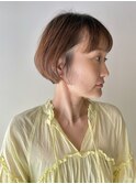 20代30代40代大人可愛い小顔ボブ丸みショート