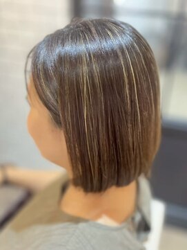 ジュイール(jouir) 三鷹ショートボブくびれショートイルミナカラー顔周りレイヤー