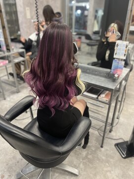 スワン アサヒカワ(SWAN ASAHIKAWA) エクステ×フェスフレーミング×ロング