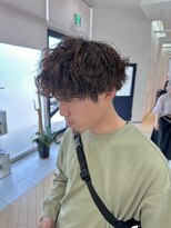 ユニ バイ マグ 長野店(Uni.by Mag) 波巻きスパイラルメンズマッシュツイストスパイラルパーマ