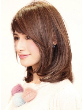ヘアーデザイン アトリエ ミウ(HAIR DESIGN ATELIER MIU) 耳かけ可愛い小顔ミディアム