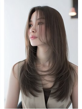 ダル 渋谷/表参道(DAL.) レイヤーカット髪質改善カラーブリーチなしダブルカラー韓国