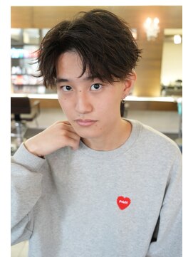 ログ 高松木太店(Log) 無造作ヘアコンマバングスタイル/メンズカット/高松