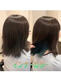 さりげなく楽しめるインナーカラー
