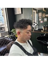 ゴートファミリー 川口(G.O.A.T FAMILY) スキンフェード スパイラルパーマ