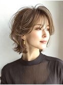 40代50代60代/脱白髪染め白髪ぼかしハイライト/くびれレイヤー