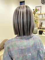 ハイク(HYKE)&nbsp;ストライプハイライトボブ