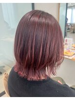 ファムバイアヴァンス(Femme by AVANCE.) 大人ガーリー大人ボルドーミディボブ