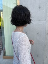 ホテリー(Hotely)&nbsp;ショートボブ×ナチュラルパーマ
