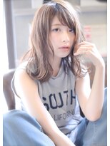 ロイジー(roijir) roijir オン眉xデザインカラーxマッシュウルフx切りっぱなしボブ