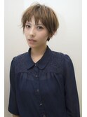 大人可愛い小顔愛されショートボブ☆