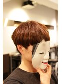 【coma中野】丸みショートマッシュライン