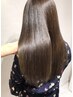 【ロング】　髪質改善カラー ＋ カット　￥18,300→
