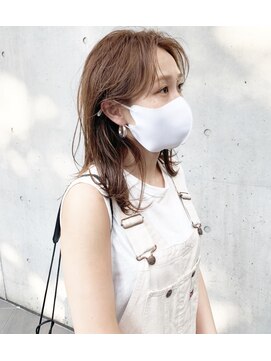 ノラキチジョウジ(NORA KICHIJOJI) 大人かわいいウルフレイヤー＃前髪＃ココアブラウン