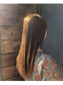 髪質改善トリートメント、ストレート、艶髪、ナチュラルロング