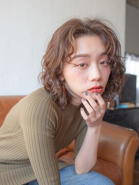 ヘアアンドリラクゼーション シャッセ(Hair&Relaxation SASE) ガーリーパーマボブ