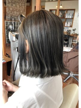 アミュゼラヴィ(amuser ravie) ブルーグラデーションカラー/グレーアッシュ