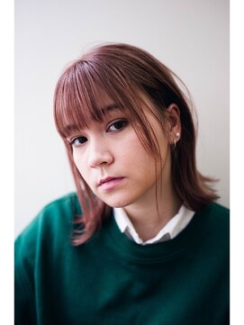 ピズム(PISM) ピンクグレージュボブ/くすみカラー/大人かわいい