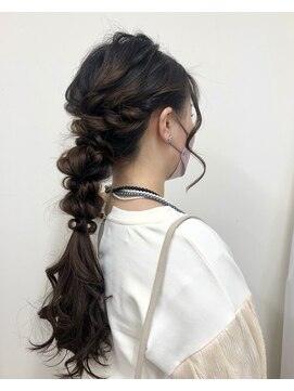 コアフィールドマサコ 北島店 編みおろしアレンジ