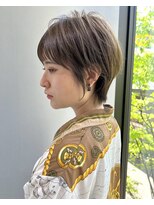 ジアン バイ ミルボン NU茶屋町+(GIEN by milbon)&nbsp;襟足と丸みにこだわった大人向けショート！@田中俊成