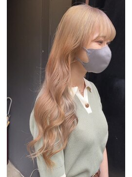 インス(ensue) ホワイトラベンダーハイトーン外国人風透明感大人可愛い韓国中島