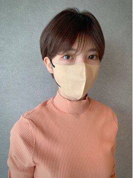 イトシテ マッシュショート×シースルーバング【担当　ジン　トモヒト】