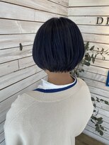 デコヘアー キートス(DECO HAIR kiitos) ミニボブのブルーブラック