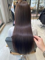 ジーナ 福岡千早(Zina)&nbsp;髪質改善＊ラベンダーショコラアッシュ＊美髪【Zina 千早】