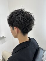 ロンド ローガン 名駅(Lond LOGAN)&nbsp;メンズショート　短髪　アップバング　名古屋　眉毛