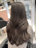 ジエクトカナウ 大阪梅田店(The Ect canow) レイヤーロング20代30代ニュアンスカラー小顔カット大人ガーリー