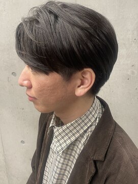 フイ 自由が丘(men's salon Hui) メンズ/アップバング/ツーブロックマッシュ/束感ショート/波巻き