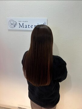 ヘアスタジオ マテリアル(hair studio Material) #プルエクステ#髪質改善#カラー