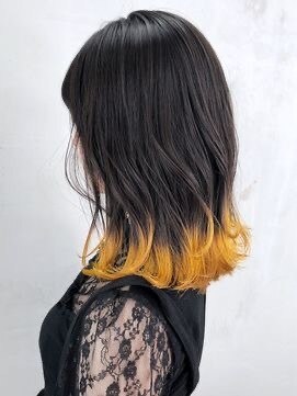 アローズ 荒尾店(arose) ＊裾カラーイエロー韓国風ワンカールレイヤー