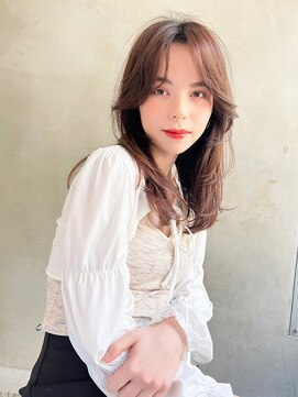 エイミー(Aimee) Aimee町田　レイヤーカット×ナチュラルブラウン