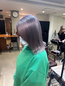 ロイス 神宮前(ROIS) 透明感ベージュカラー/ダブルカラー/ケアブリーチ[表参道駅]