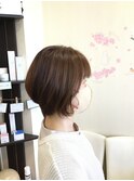 前下がりショートグラデーションボブ