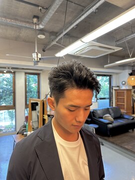 クラウドヘアー CLOUD HAIR スパイキーショートパーマビジネスヘアツイストスパイラルパーマ