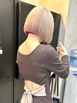 セシルヘアー(CECIL hair) ミルクティーベージュ×ボブ　下北沢