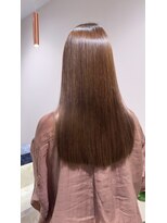 ビームズ ヘアー ブラン(Bee ms HAIR Blanc+)&nbsp;サラツヤロングベージュカラーブリーチしない透明感カラー