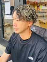 スター(STAR)&nbsp;波巻きスパイラルパーマ/マッシュ/ホワイトメッシュ/メンズ